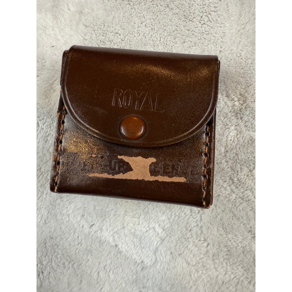 Royal Close Up Lens 55mm No1 Coated Japan‎ With Brown Leather Case